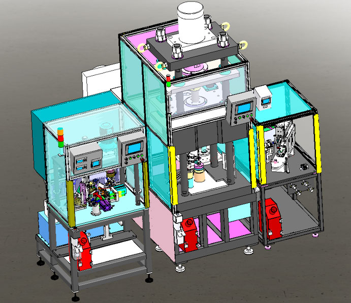 Ball pin oil riveting- Detect assembly line